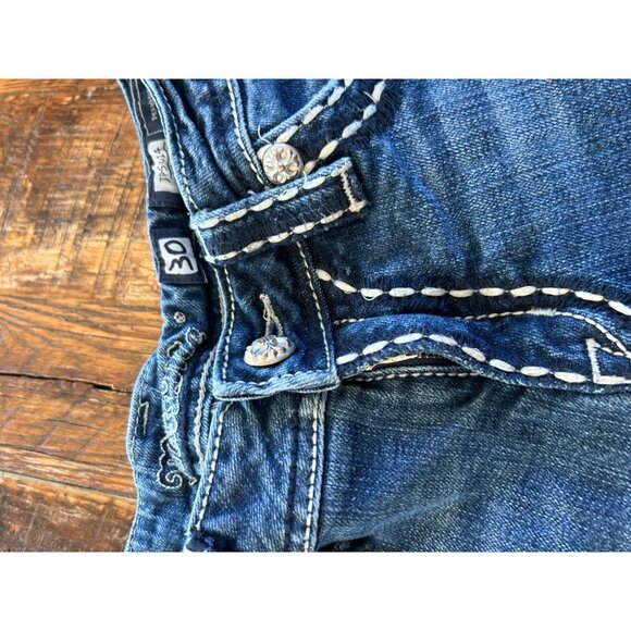 Miss Me Womens Boot Cut Jeans Size 30 Blue Denim - Picture 11 of 16
